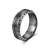 Viking Style Retro 304 Stainless Steel Finger Rings FS-WG40F7A-01-3