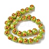 Handmade Porcelain Beads Strands PORC-A025-01D-2