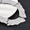 316L Surgical Stainless Steel Textured Link Chain Choker Necklaces SA-CBAB122-06P-2