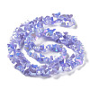 Electroplate Butterfly Glass Beads Strands EGLA-A036-10A-M-3