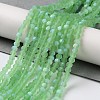 Imitation Jade Glass Beads Strands EGLA-A034-T3mm-MB09-2