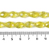 Transparent Electroplate Glass Beads Strands EGLA-N013-T6mm-B26-4