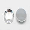 Acrylic Rhinestone Flat Back Cabochons GACR-Q011-13x18-02-2