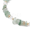 Natural Green Aventurine Chip Beaded Bracelets for Women BJEW-JB11742-07-3