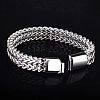 Punk Style 304 Stainless Steel Curb Chain Bracelets for Men WGFAED6-06-3
