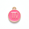 Alloy Enamel Pendants X-ENAM-S124-01A-03B-2