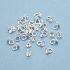 201 Stainless Steel Bead Cap Pendant Bails STAS-L244-27B-S-2