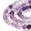 Natural Purple Fluorite Beads Strands X-G-P530-B08-01-3