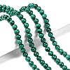 Natural Malachite Beads Strands G-O166-07A-6mm-4