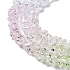 Transparent Glass Bead Strands GLAA-H023-03J-4