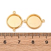 Brass Connector Cabochon Settings KK-F898-21B-G-3