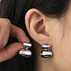 304 Stainless Steel Stud Earrings EJEW-K269-01P-3