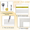 XPE Foam Self-Adhesive Flexible Molding Trim AJEW-GF0014-34-4