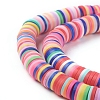 Handmade Polymer Clay Bead Spacers X-CLAY-R067-8.0mm-M1-2