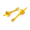 Brass Bead Cap Bails KK-G502-17A-G-2