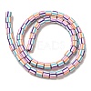 Polymer Clay Beads Strands CLAY-H006-01A-2
