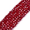 Electroplate Glass Beads Strands EGLA-A044-P2mm-A02-1