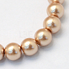 Baking Paint Glass Pearl Bead Strands HY-Q003-3mm-11-2
