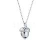 Alloy Openable Acorn Pendant Necklaces for Women FS-WG05859-01-2