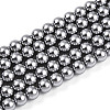 Baking Paint Pearlized Glass Pearl Bead Strands X-HY-N002-4mm-A01-2
