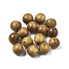 Bocote Beads WOOD-Q046-01-1