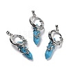 Synthetic Turquoise Pointed Pendants G-I0322-03P-02-1