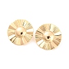 Rack Plating Brass Stud Earring Findings KK-M261-55G-1