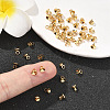 SHEGRACE Brass Bead Cap Bails XGRQ1U928-376G-5