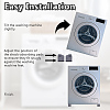 4Pcs Plastic Leg Pad for Fridge Washing Machine AJEW-WH0485-79-4