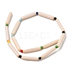 Handmade Lampwork Chevron Beads LAMP-Z019-01-13-2