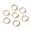 Brass Linking Rings KK-F831-018B-G-RS-1