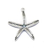 Alloy Micro Pave Cubic Zirconia Pendants PALLOY-F249-15A-P-2