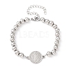 304 Stainless Steel Link Bracelets BJEW-B163-02P-4