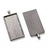 Alloy Pendant Cabochon Settings LS-PALLOY-2418-B-LF-2