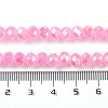 Baking Electroplate Glass Beads Strands LS-DGLA-A039-J6MM-B16-4