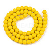 Opaque Glass Beads Strands LS-GLAA-T032-P6mm-MD08-3