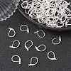 Brass Leverback Earring Findings KK-YW0002-05-5