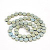 Electroplate Non-magnetic Synthetic Hematite Beads Strands G-T060-8mm-01C-2