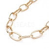 Aluminium Paperclip Chain Necklaces NJEW-JN02865-3