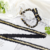 Sparkle Plastic Paillette Elastic Beads OCOR-WH0047-80-5