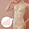 BENECREAT 8Pcs 5 Styles Polyester Women's 3 Rows x 7/9/11/13/15 Hooks Longline Corset Bra Extender FIND-BC0004-21B-4