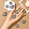 8Pcs 2 Colors Acrylic Pendants OACR-YW0002-55-4