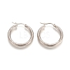 304 Stainless Steel Geometric Hoop Earrings STAS-D171-16B-P-1
