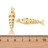 Rack Plating Brass Micro Pave Cubic Zirconia Pendants X-KK-M309-38D-G-3