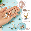 Beadthoven 30Pcs 5 Colors Natural Cultured Freshwater Pearl Pendants FIND-BT0001-24-6