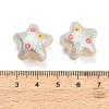 Textured Opaque Acrylic Beads AC-CBA36B6-09B-3