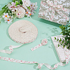 50M Flower Pattern Cotton Ribbon OCOR-BC0008-98-4