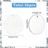 25Pcs Aluminum Pendants FIND-SP0002-68A-02-2