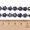 Natural Sodalite Beads Strands G-Z080-A28-8mm-5