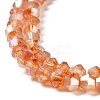 Imitation Jade Glass Beads Strands GLAA-P058-02A-08-3